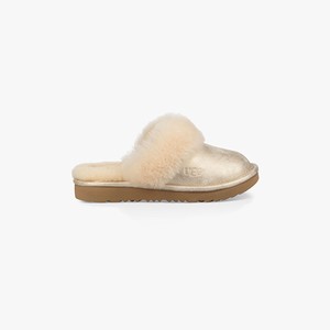 Ugg Cozy II Metallic Kids Slippers Gold (4986BRZPI)